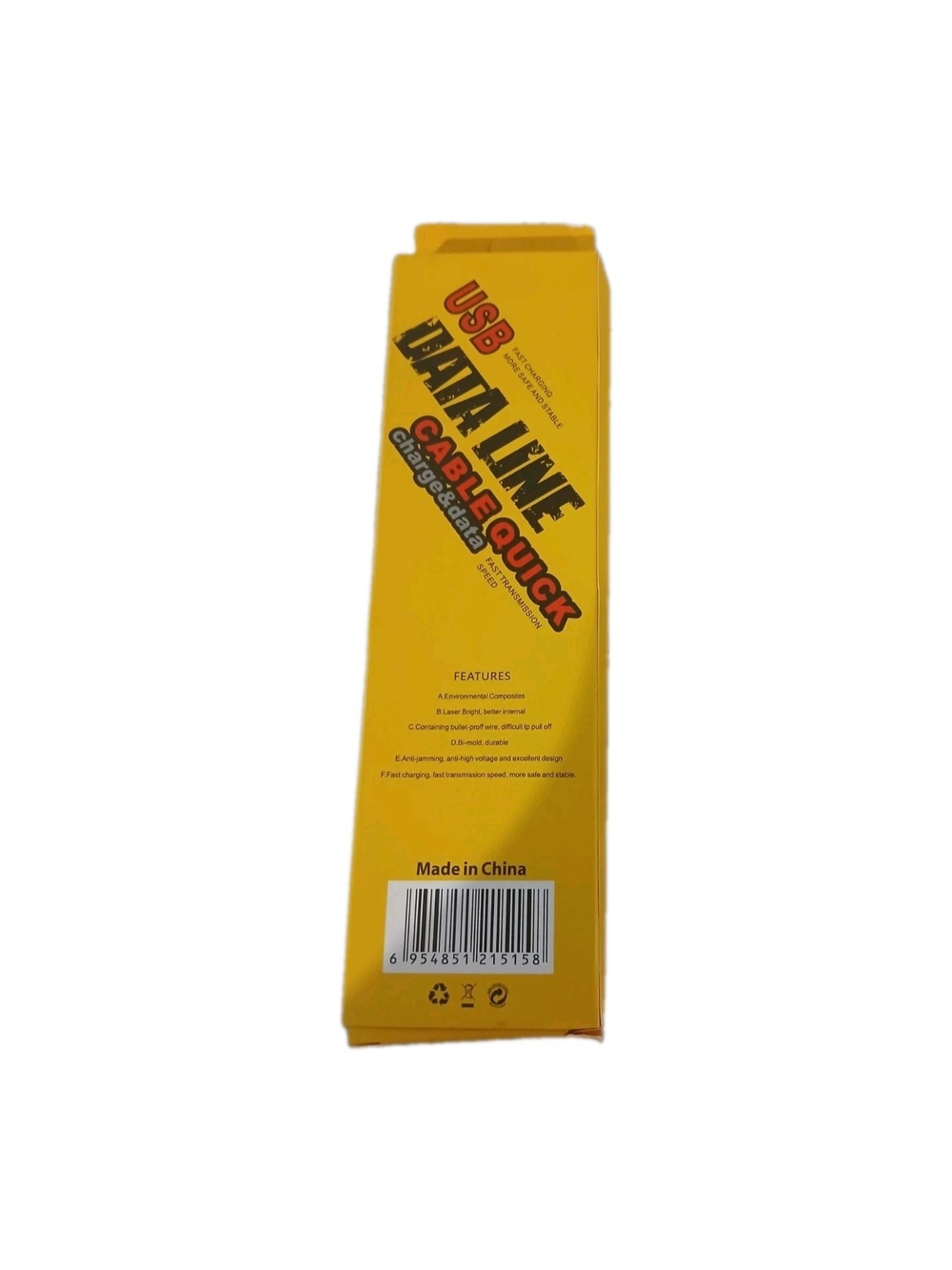 USB Data Line Cable Quick Super Speed Fast Charging & Data Transmission New Box - Picture 2 of 4